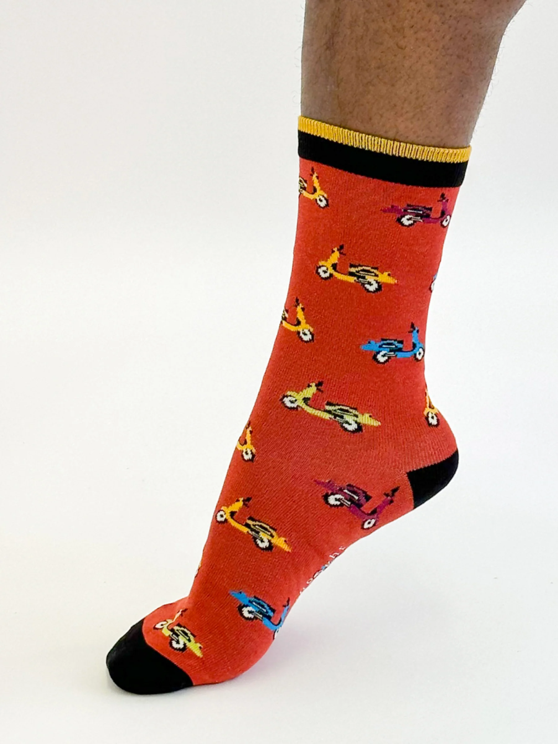 Scooter Socks - Terracotta - Flockneti