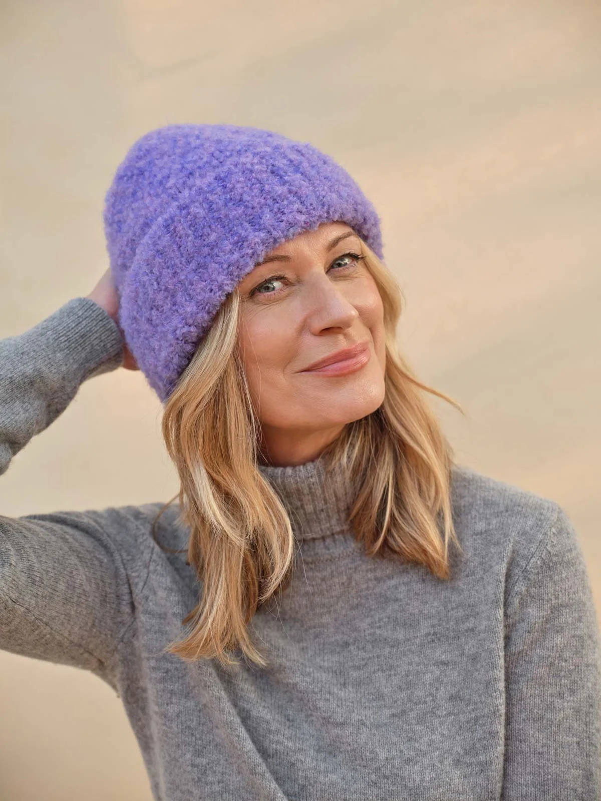 Boucle Hat - Purple - Flockneti