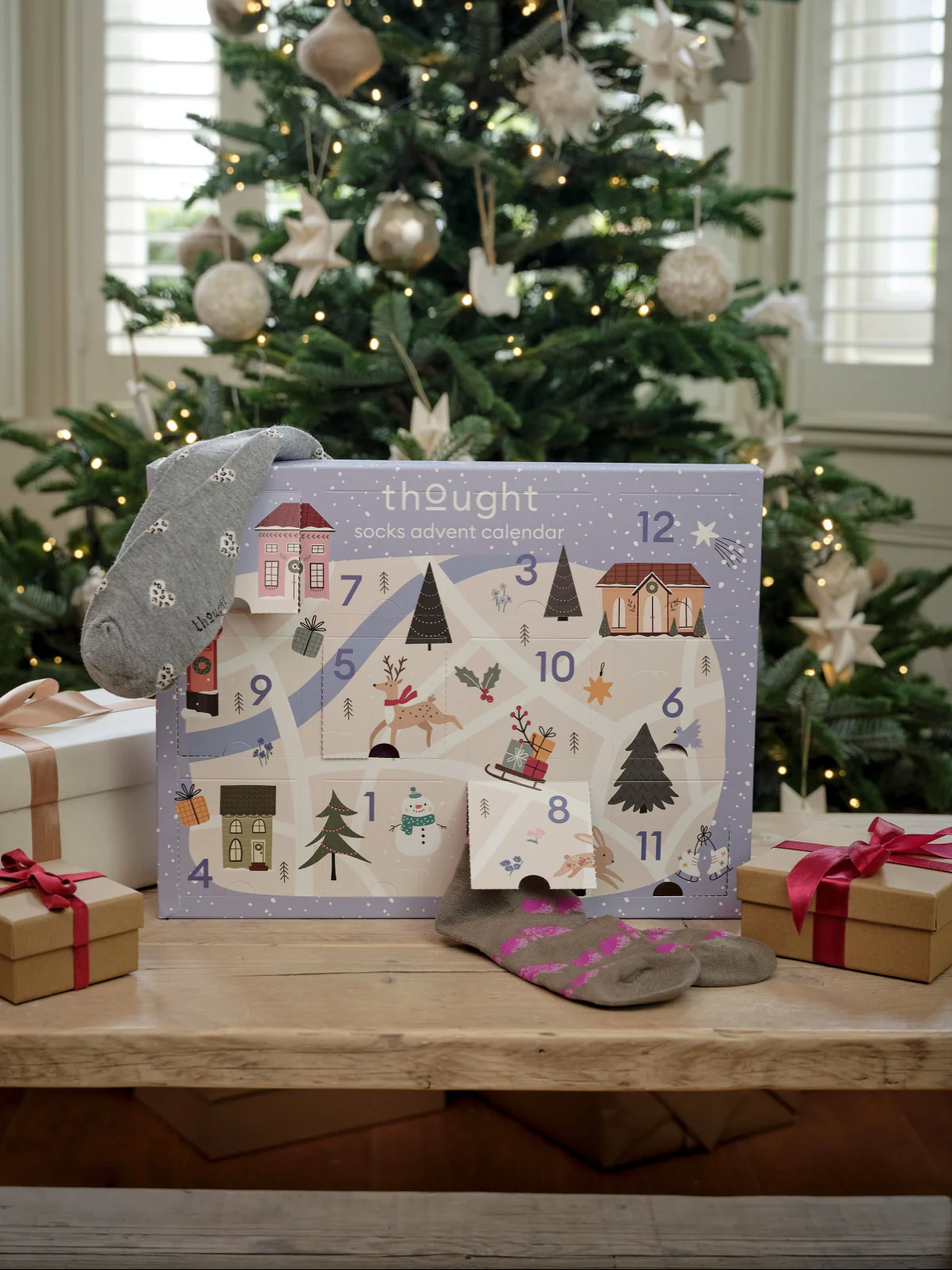 Womens 12 Days of Christmas Advent Calendar - Multi - Flockneti