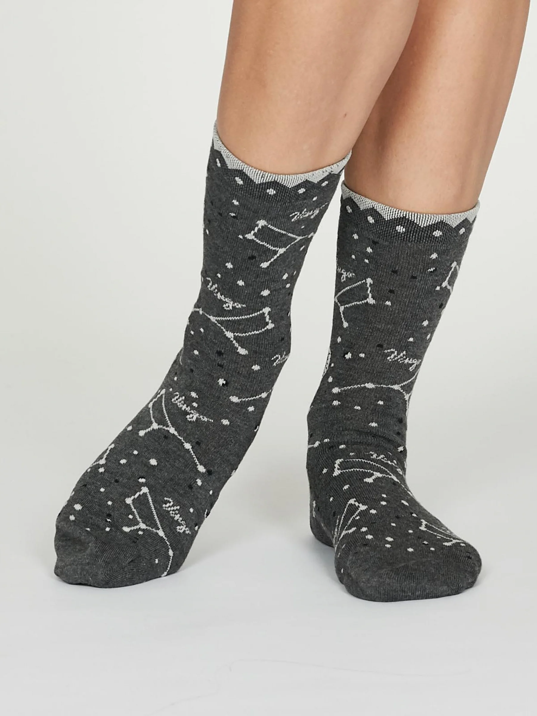 Virgo Zodiac Bamboo Organic Cotton Horoscope Star Sign Socks - Flockneti