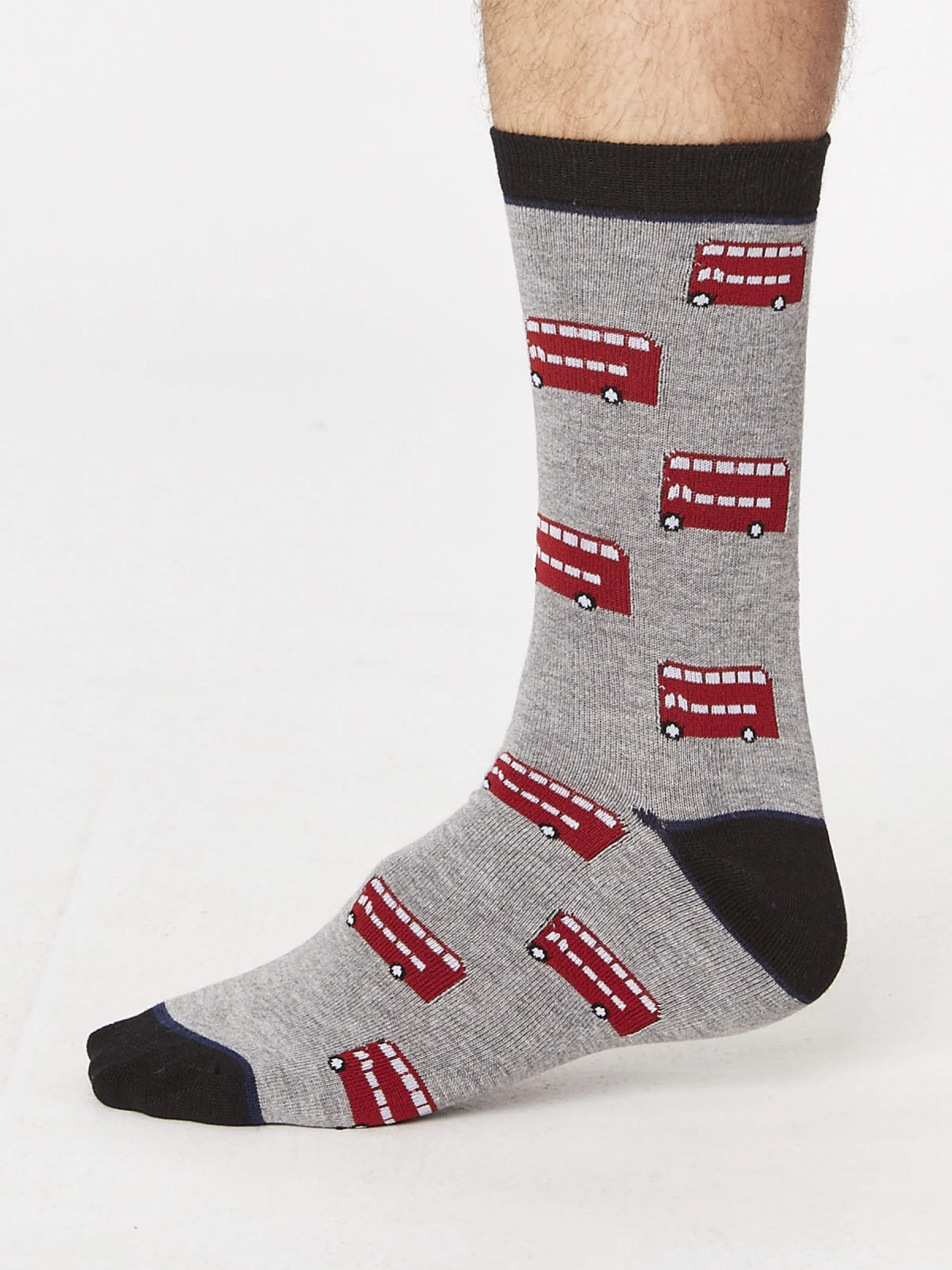 London Bus Bamboo Socks - Flockneti