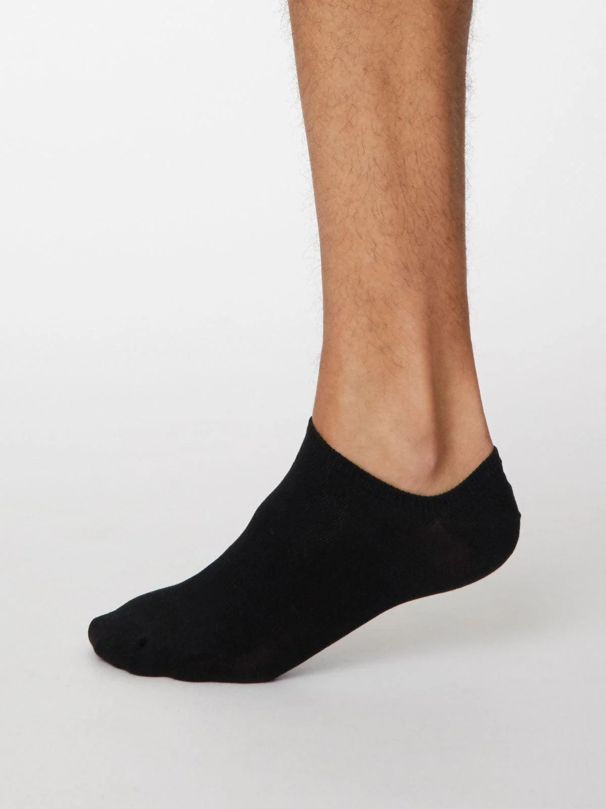 Ashley Trainer Socks - Black - Flockneti