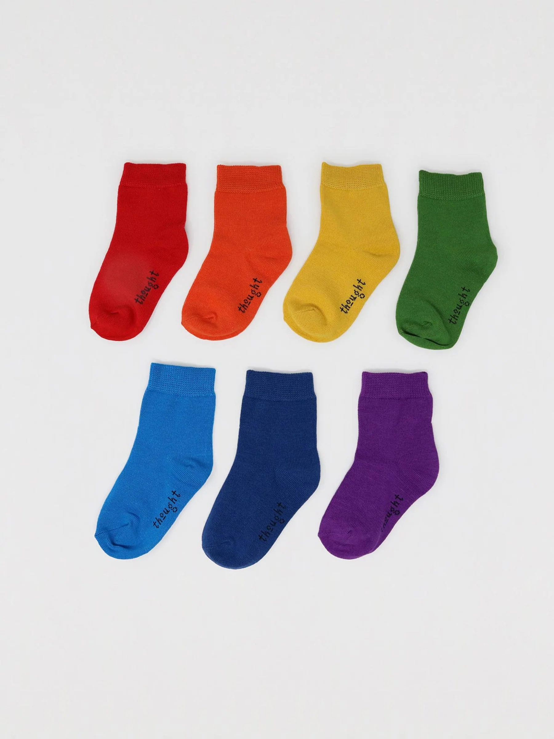 Bamboo Rainbow Sock Box - Multi - Flockneti
