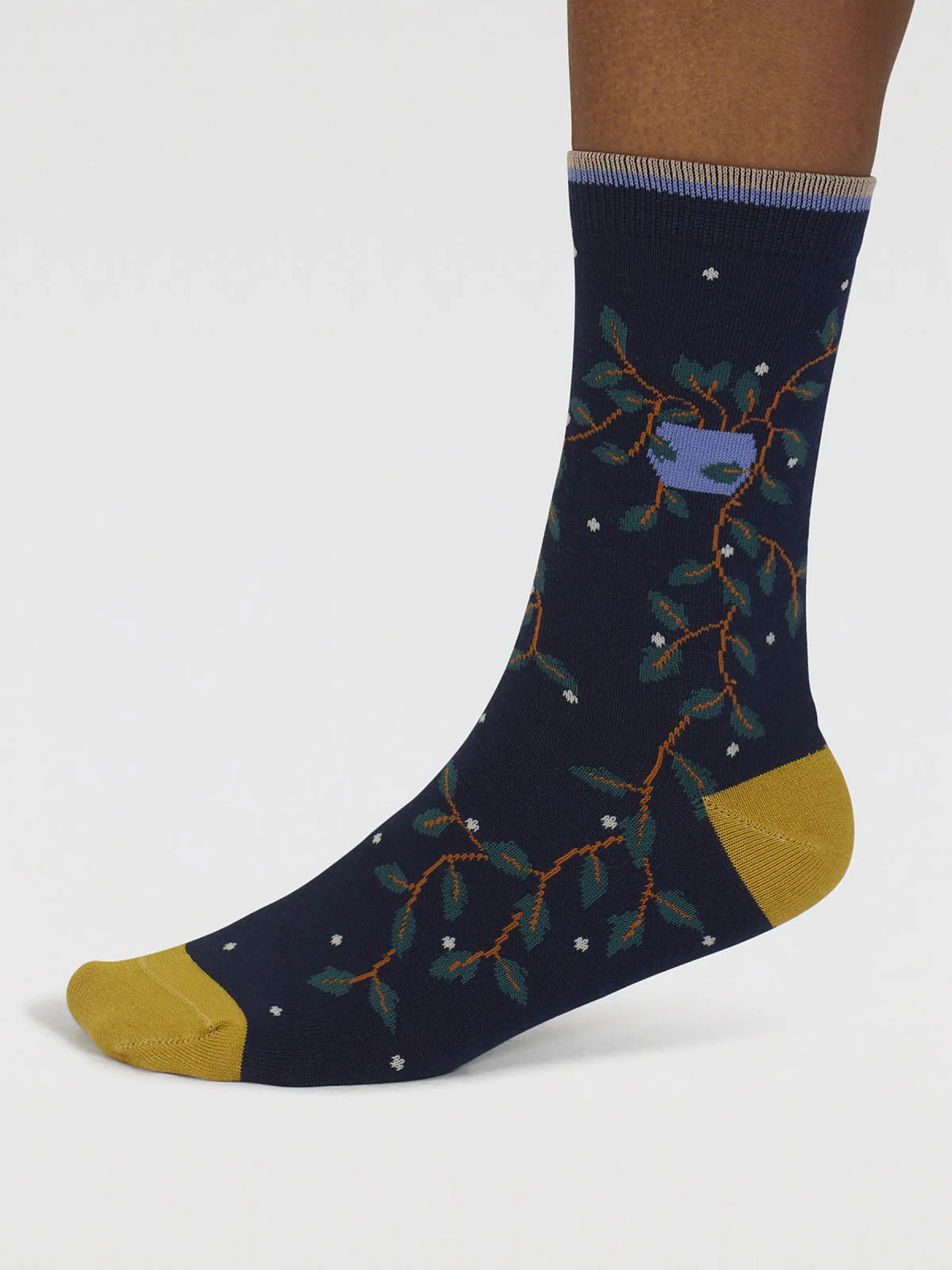 Dracaena House Plant Bamboo Socks In A Bag - Multi - Flockneti