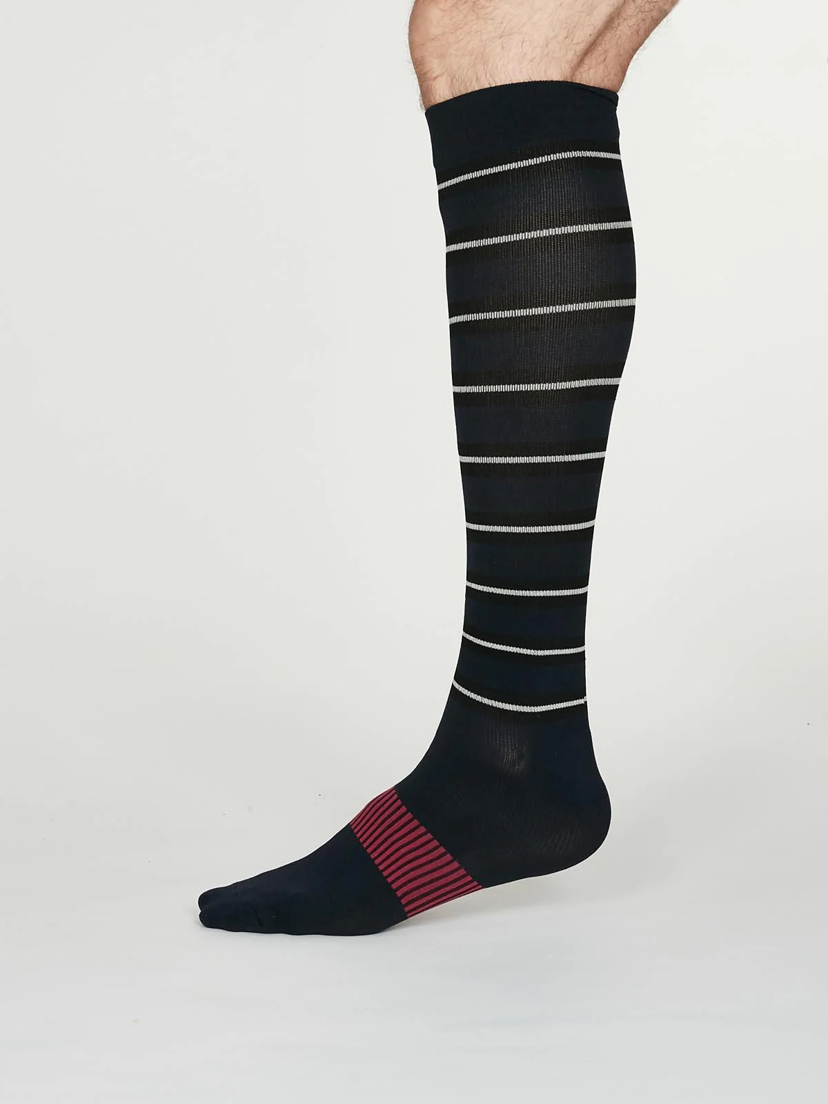 Thomas Compression Socks - Navy Blue - Flockneti
