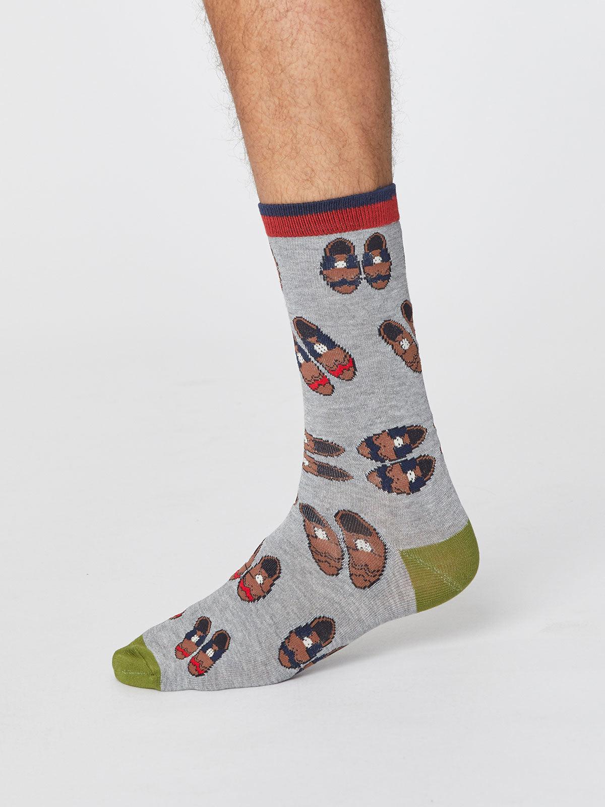 Gentlemen Socks - Mid Grey Marle - Flockneti