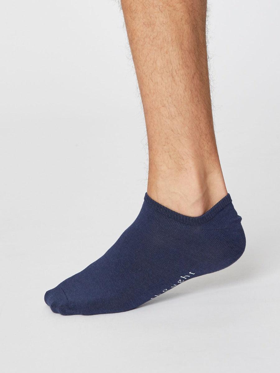 Ashley Trainer Socks - Navy - Flockneti