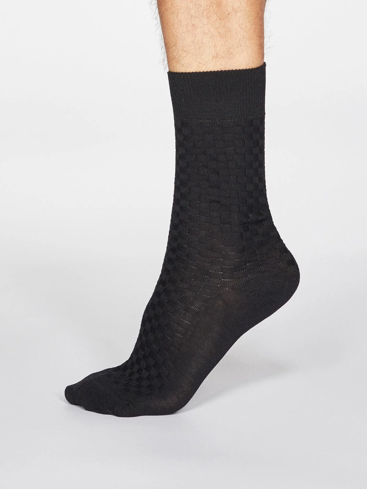 Cameron Dress Socks - Black - Flockneti