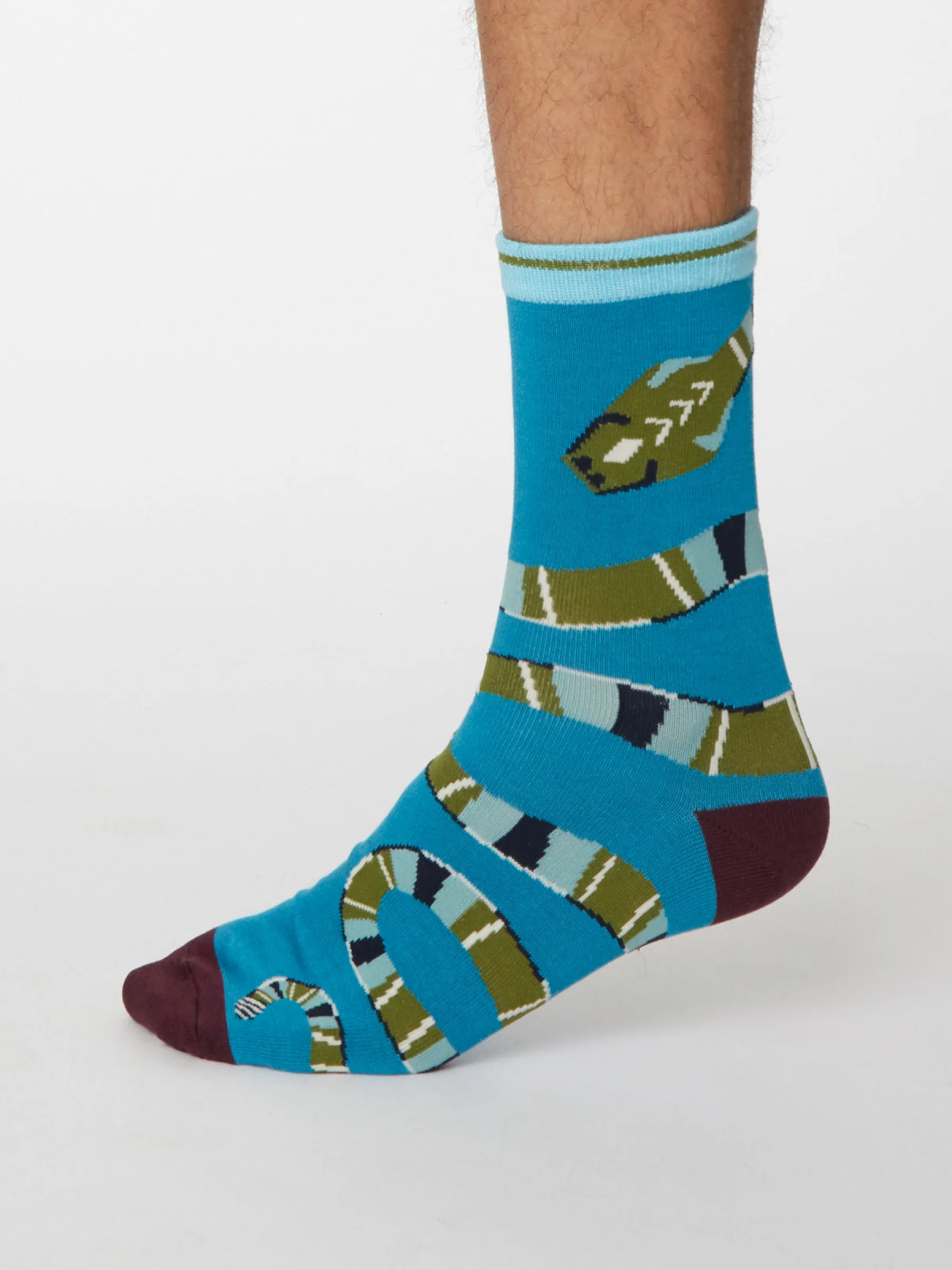 Serpent Socks - Mosaic Blue - Flockneti