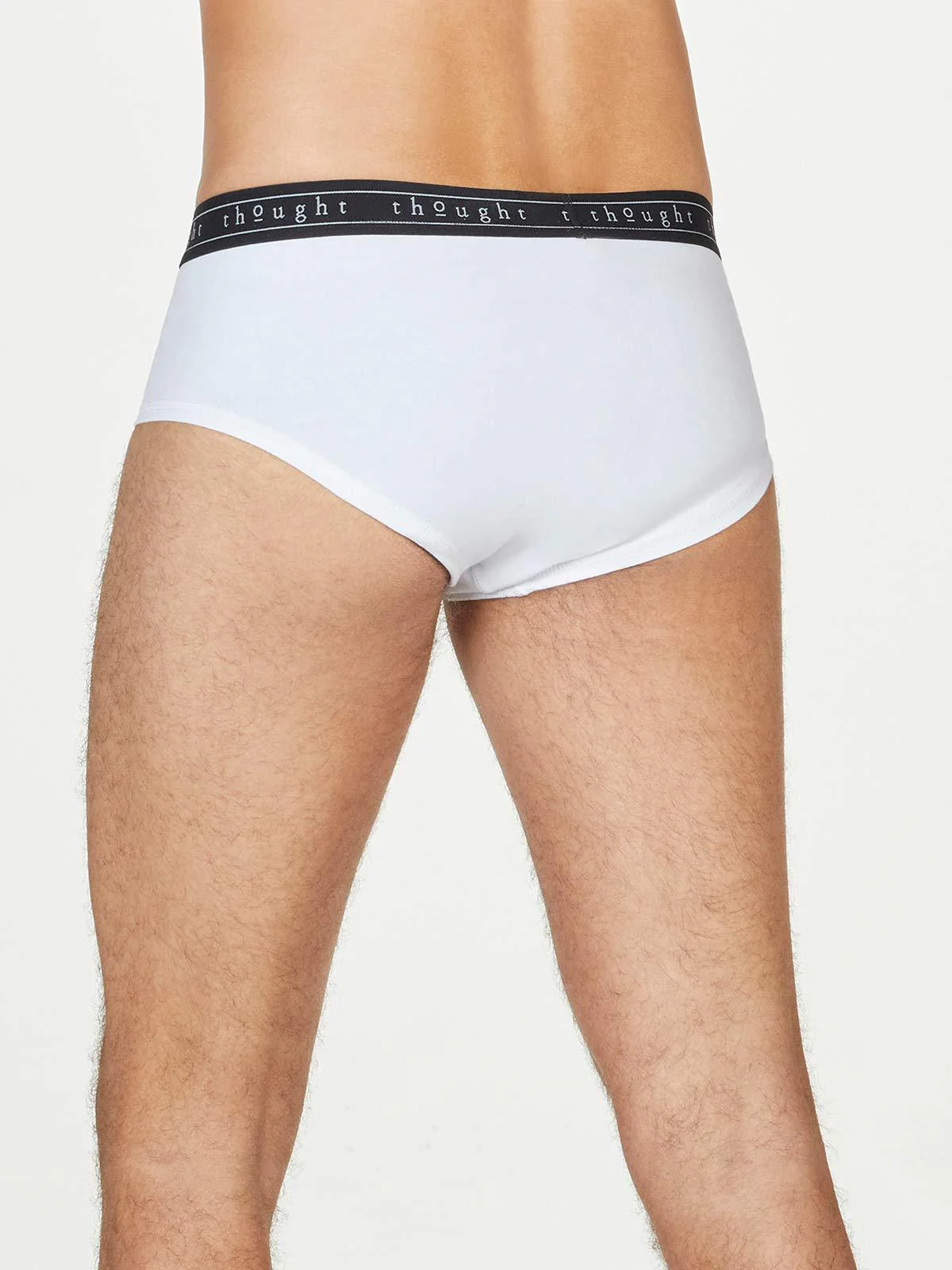 Samuel Organic Cotton Y-Front Briefs - White - Flockneti