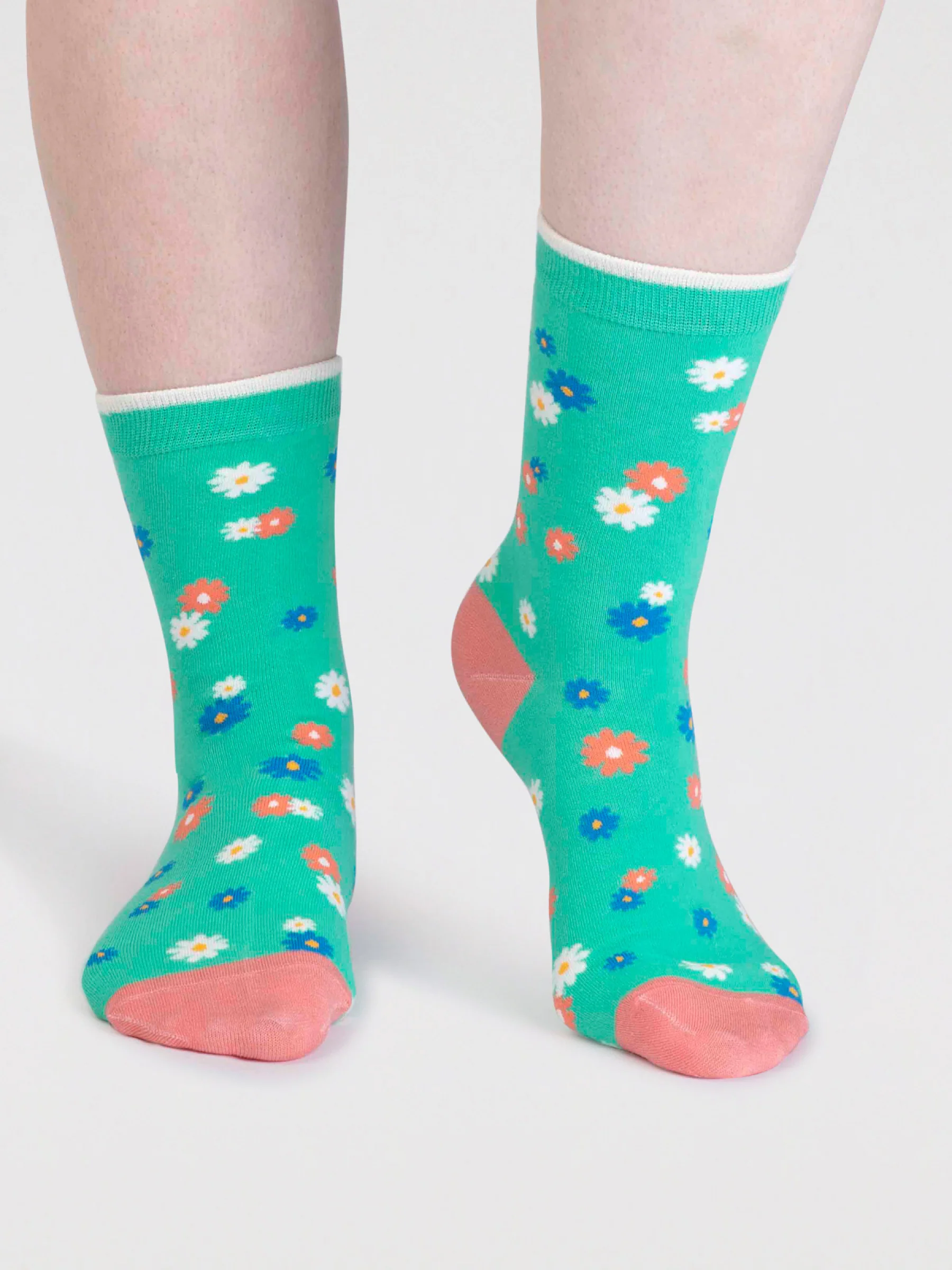 Maria Organic Cotton Llama Sock Box - Multi - Flockneti