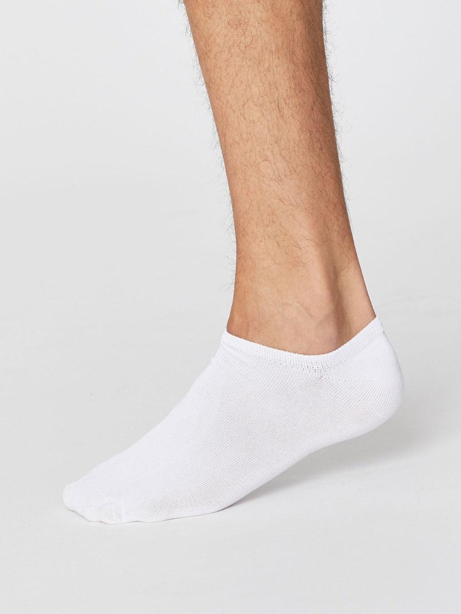 Ashley Trainer Socks - White - Flockneti