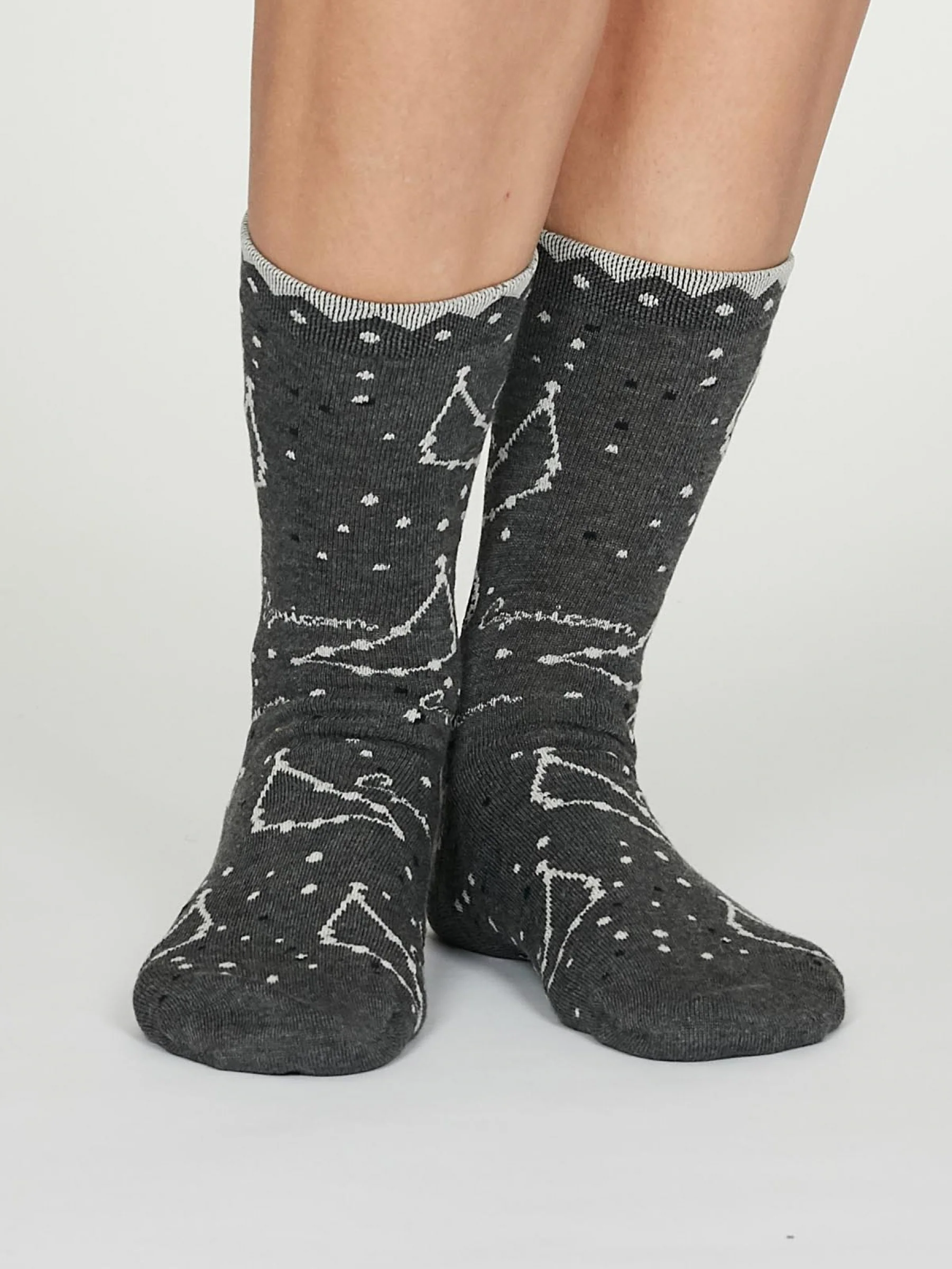 Capricorn Zodiac Bamboo Organic Cotton Horoscope Star Sign Socks - Flockneti