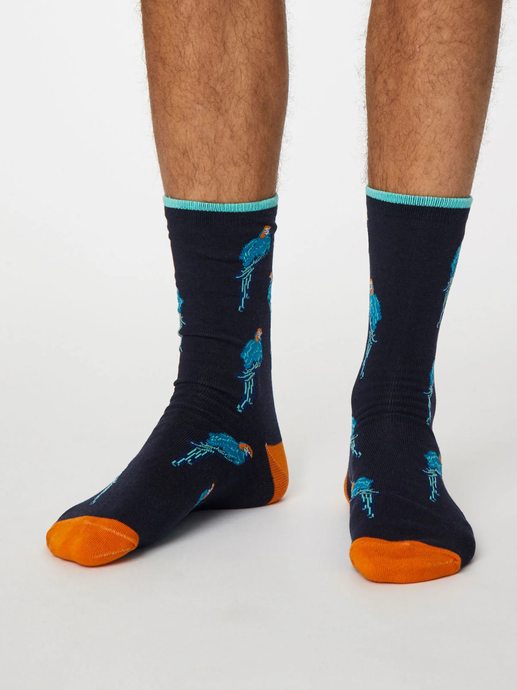 PAPPAGALLO SOCKS - DARK NAVY - Flockneti