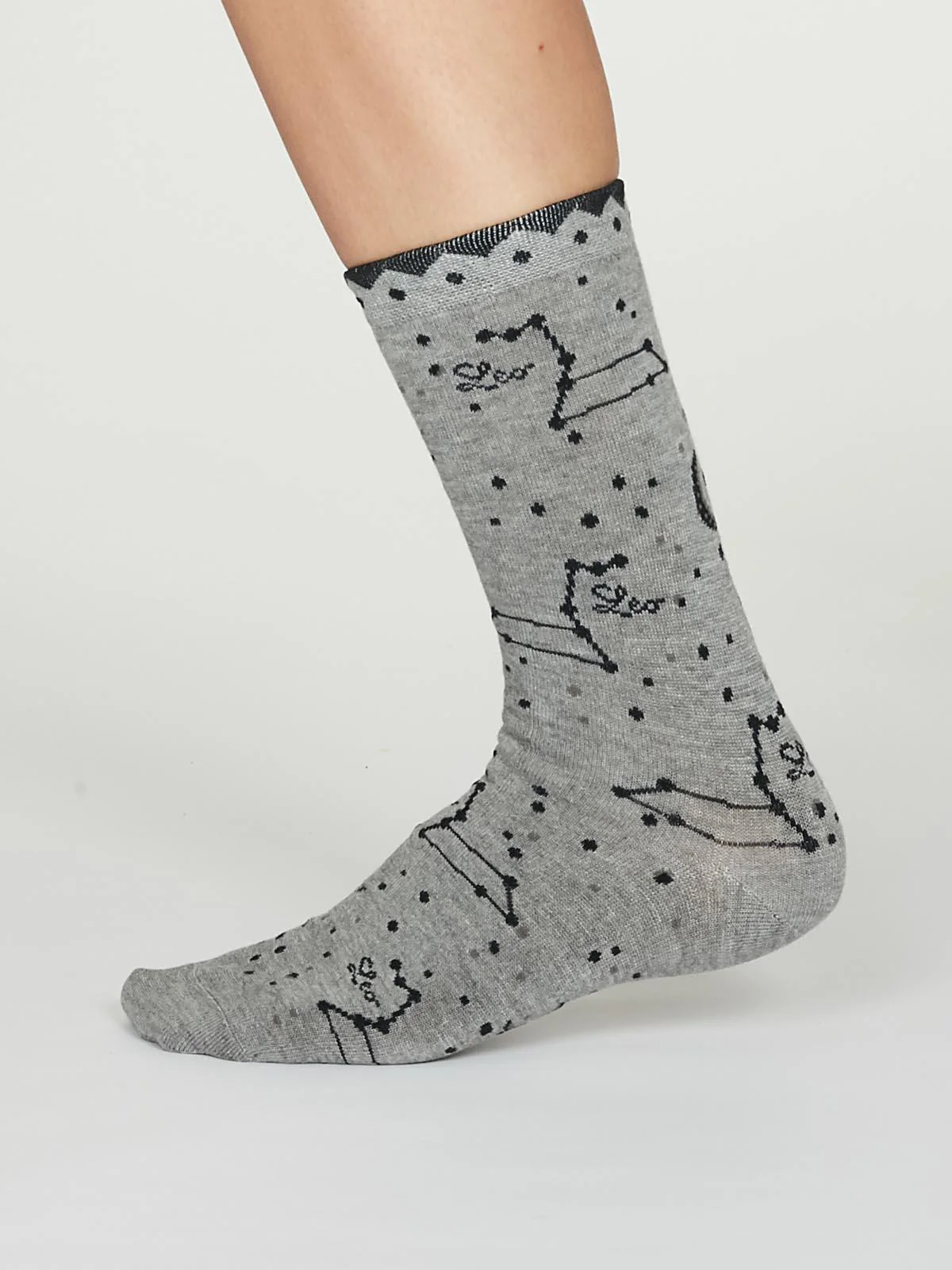 Leo Zodiac Bamboo Organic Cotton Horoscope Star Sign Socks - Flockneti