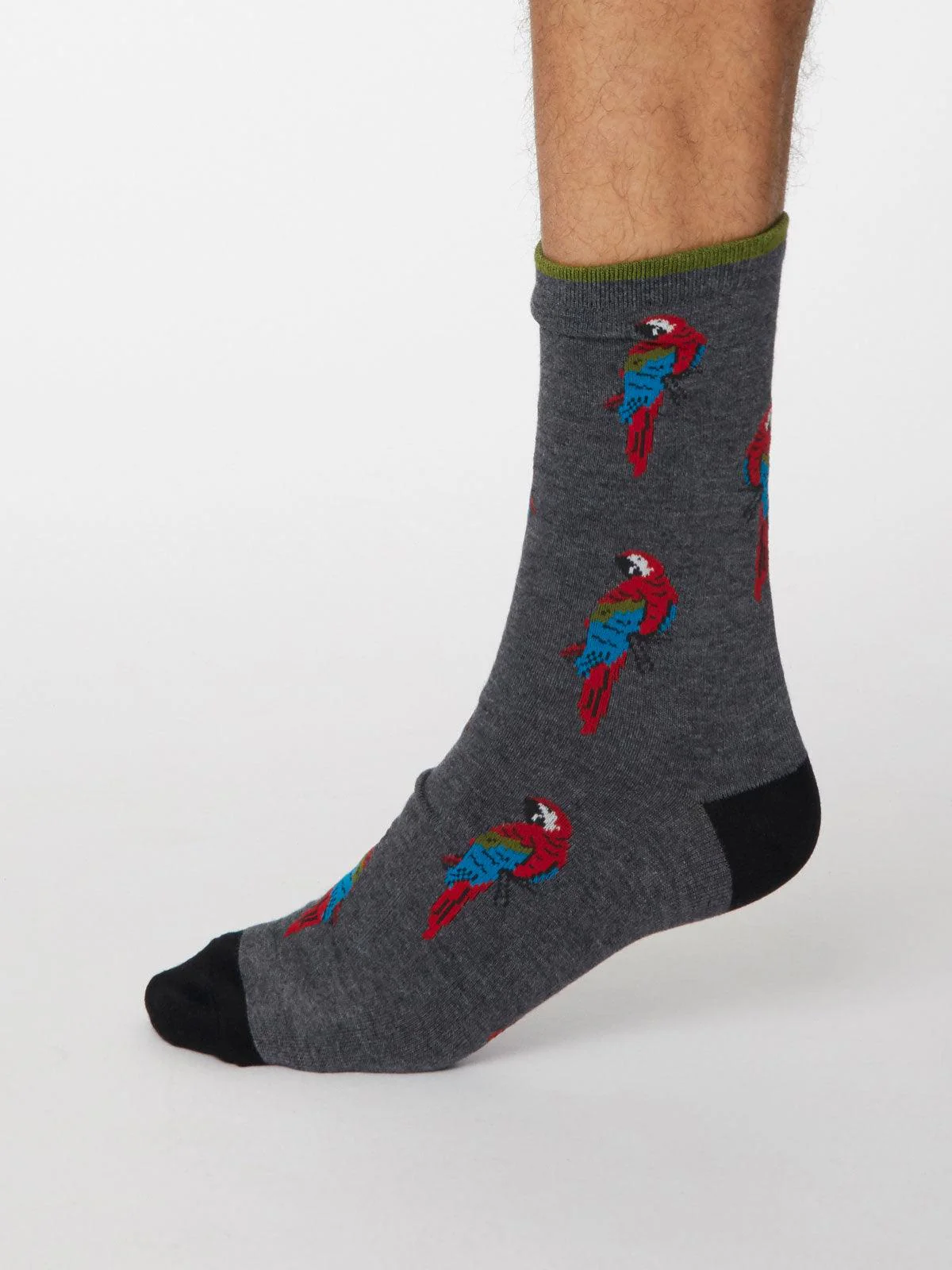 Pappagallo Socks - Dark Grey Marle - Flockneti