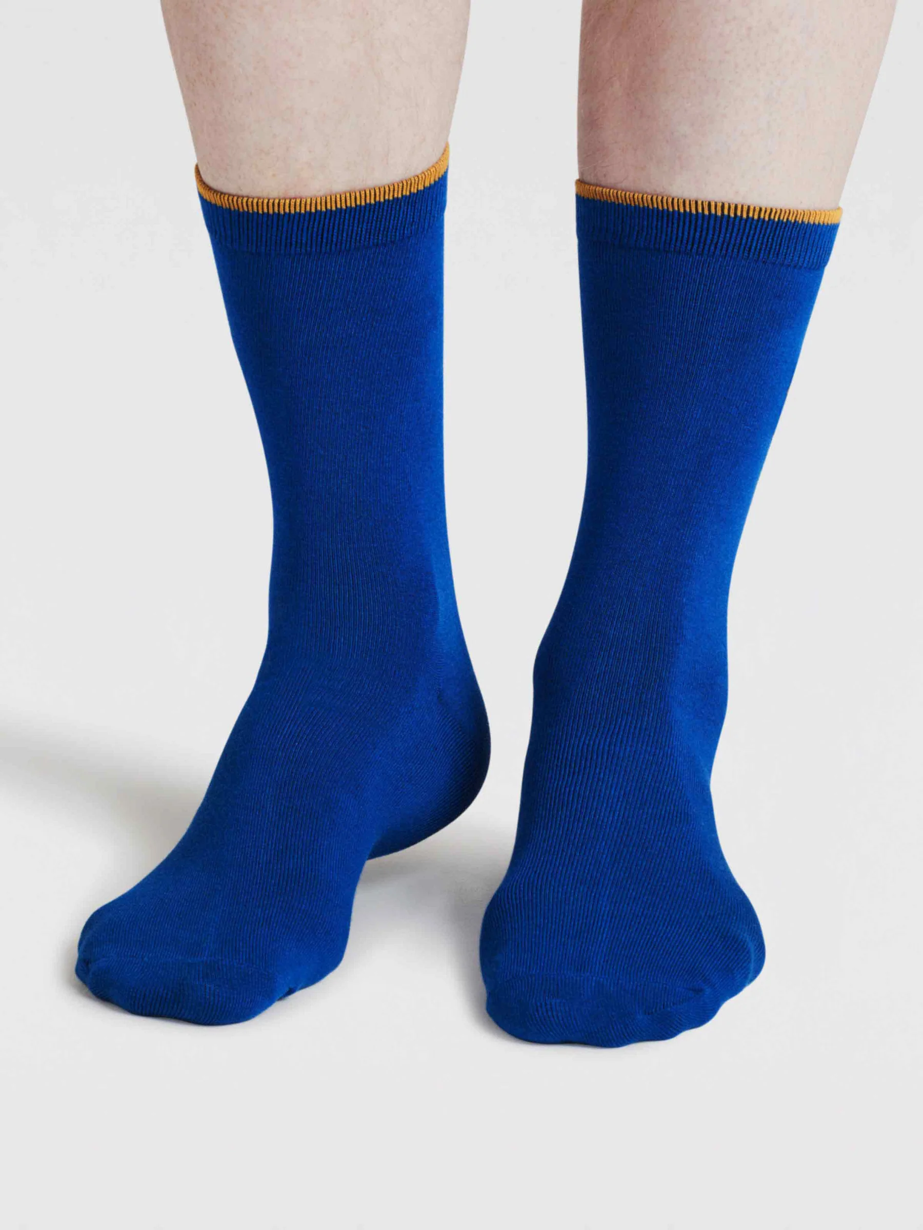 Greyson Gnome Organic Cotton Socks - Cobalt Blue - Flockneti