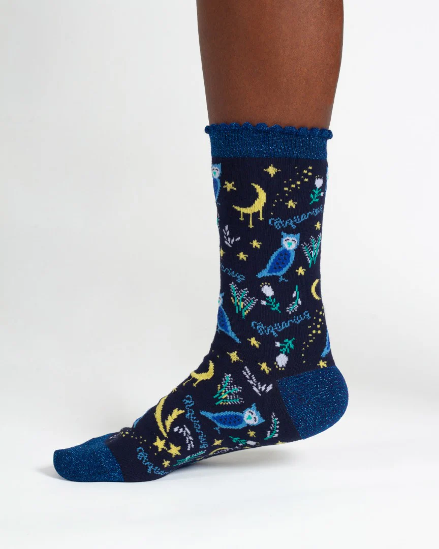 Horoscope Bamboo Socks - Aquarius - Flockneti