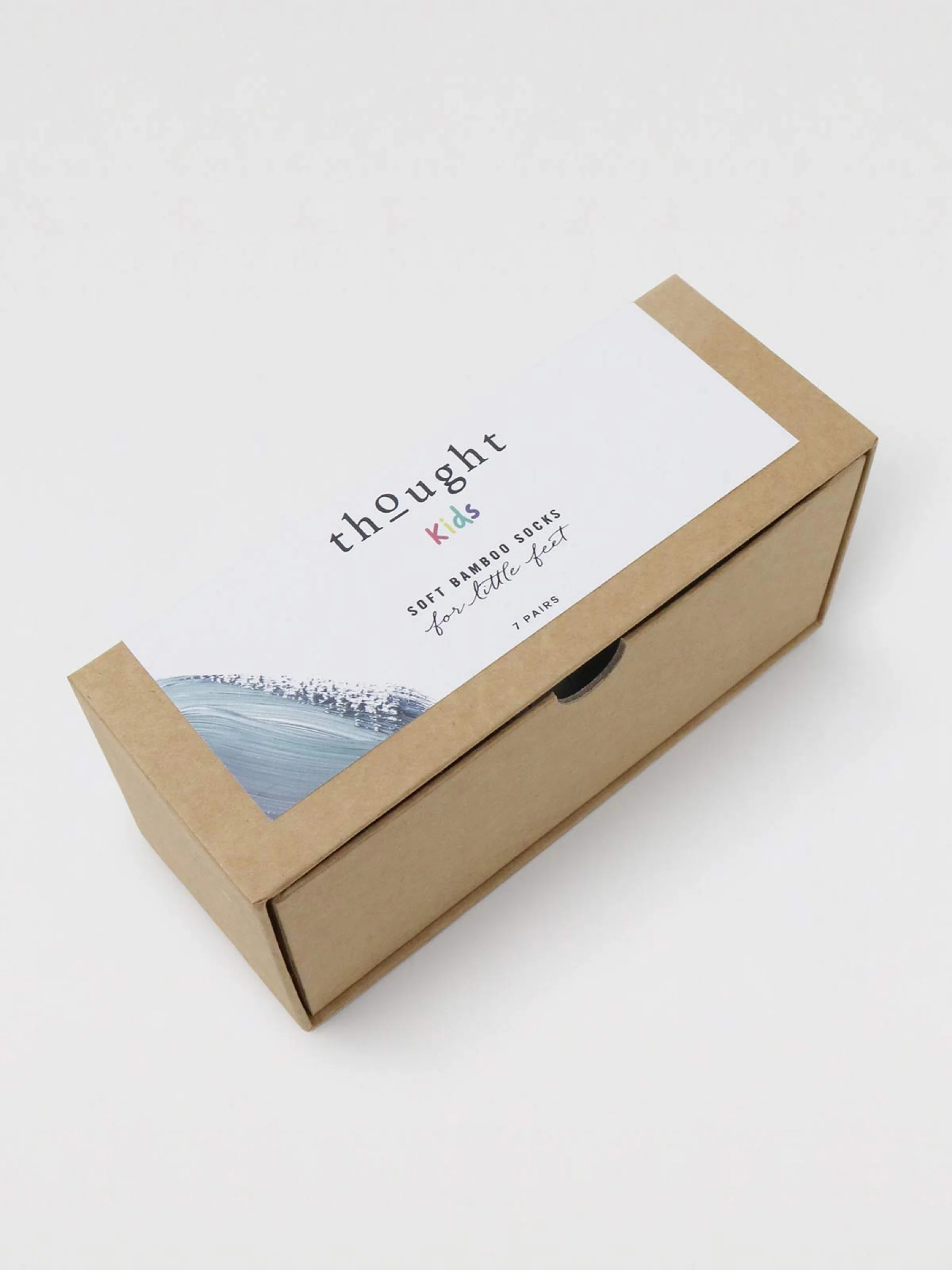 Baby Rainbow Bamboo 7 Pack Sock Box - Flockneti