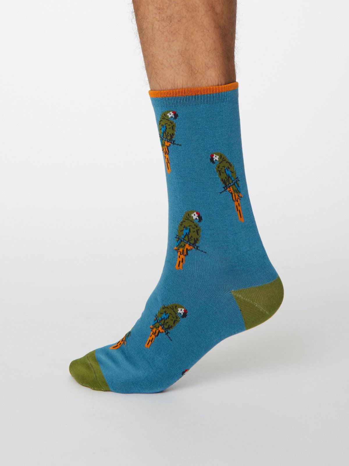 Pappagallo Socks - Dusty Blue - Flockneti