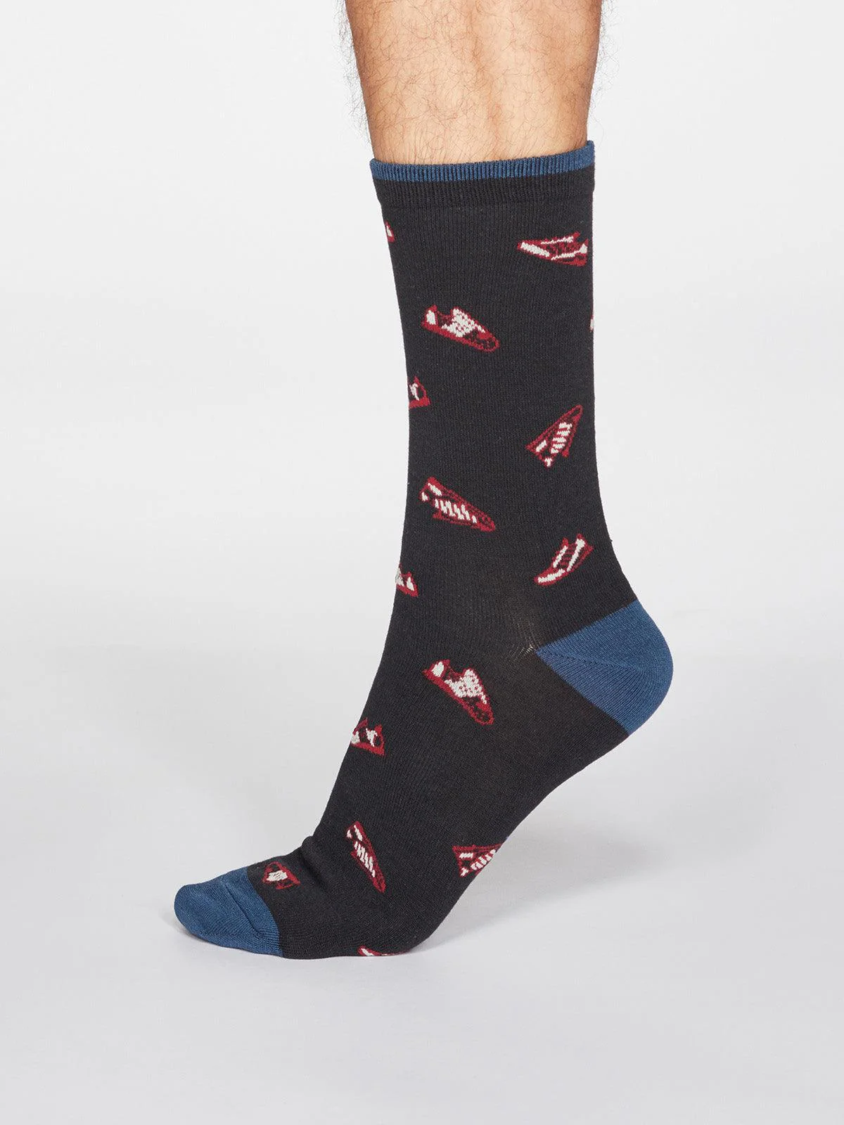Aiden Trainer Socks - Black - Flockneti