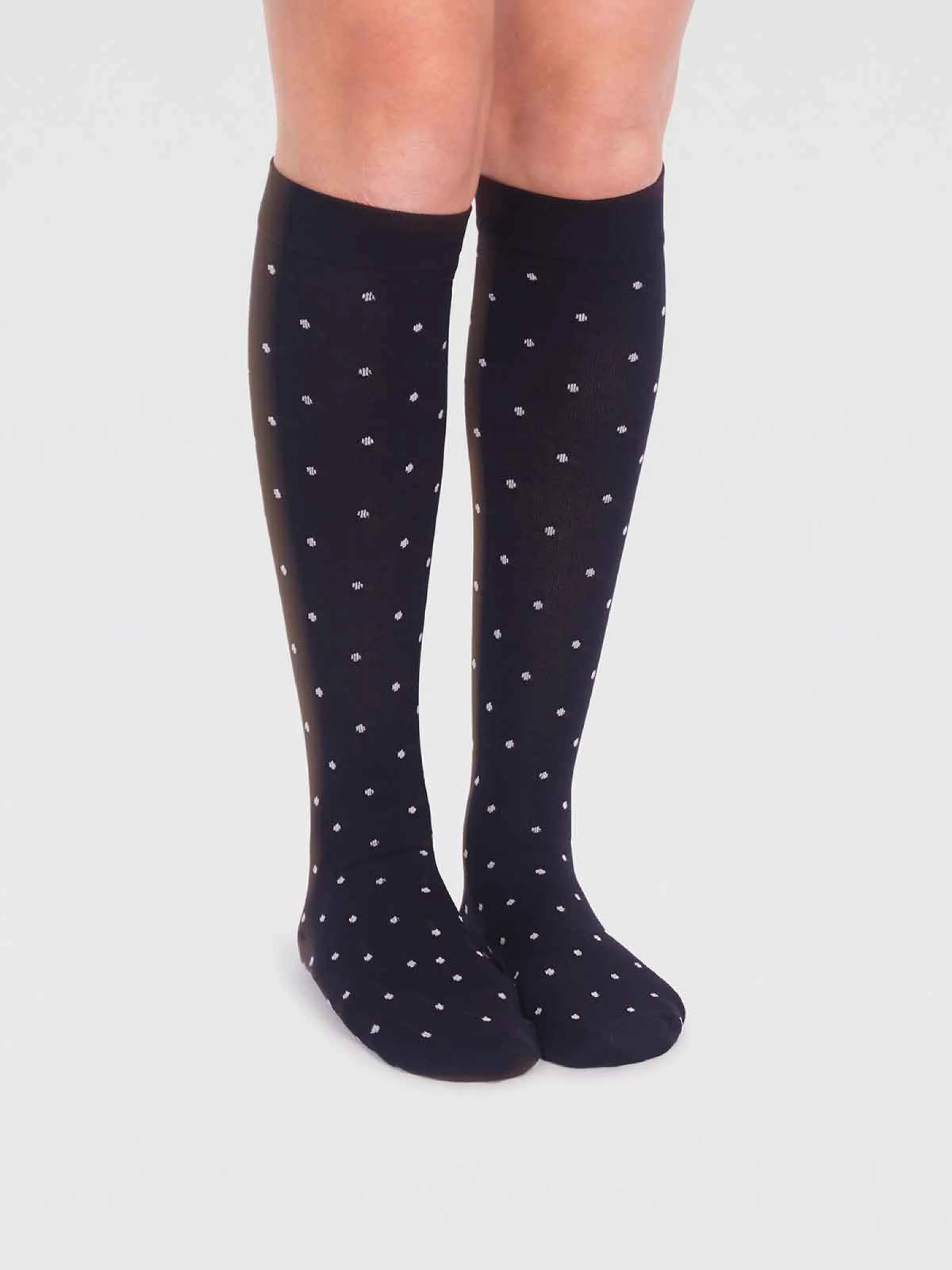 Recycled Nylon Essential Flight Socks - Black - Flockneti