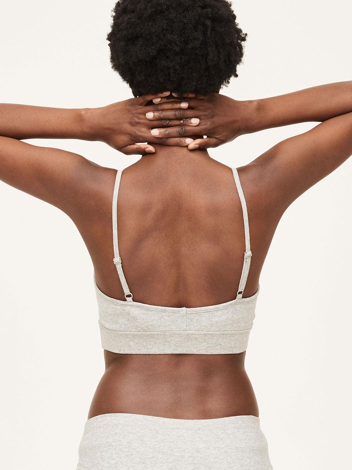 Organic Cotton Jersey Triangle Bralette - Flockneti