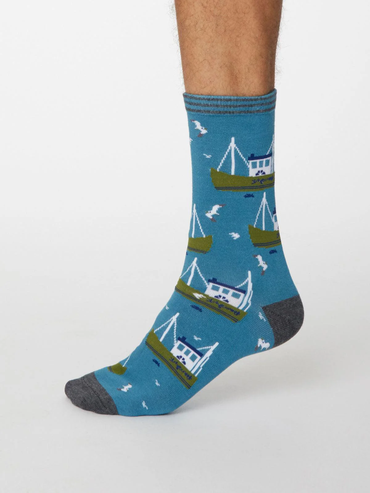 Pesca Socks - Dusty Blue - Flockneti