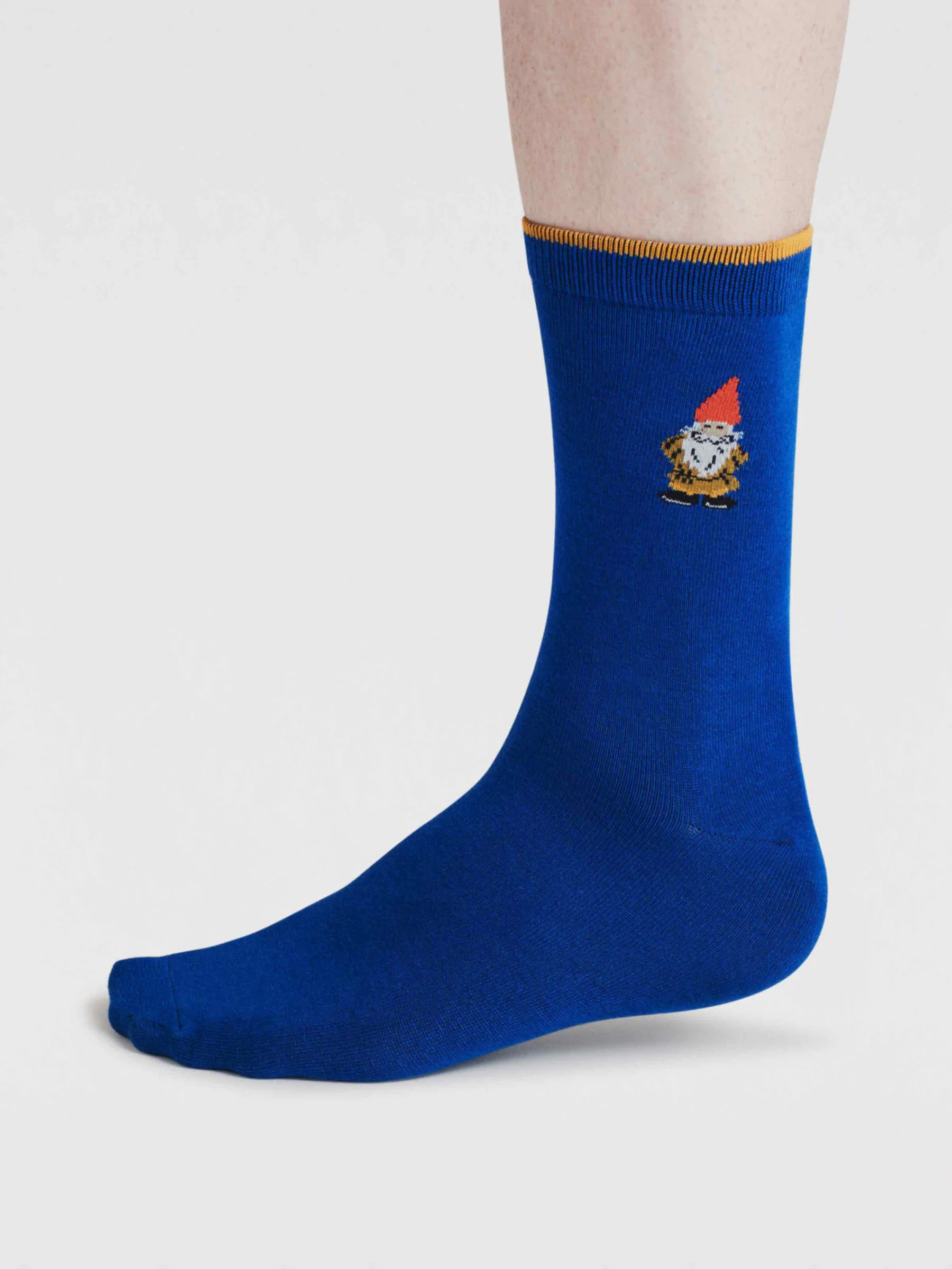 Greyson Gnome Organic Cotton Socks - Cobalt Blue - Flockneti