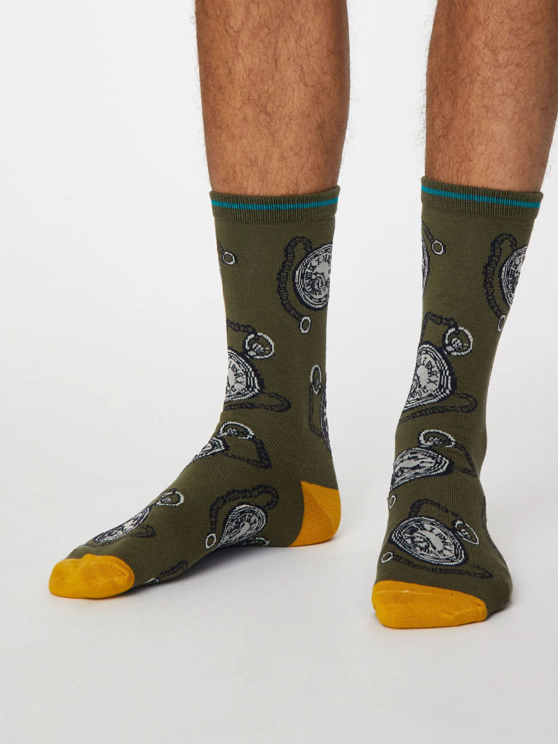 Momento Socks - Khaki Green - Flockneti