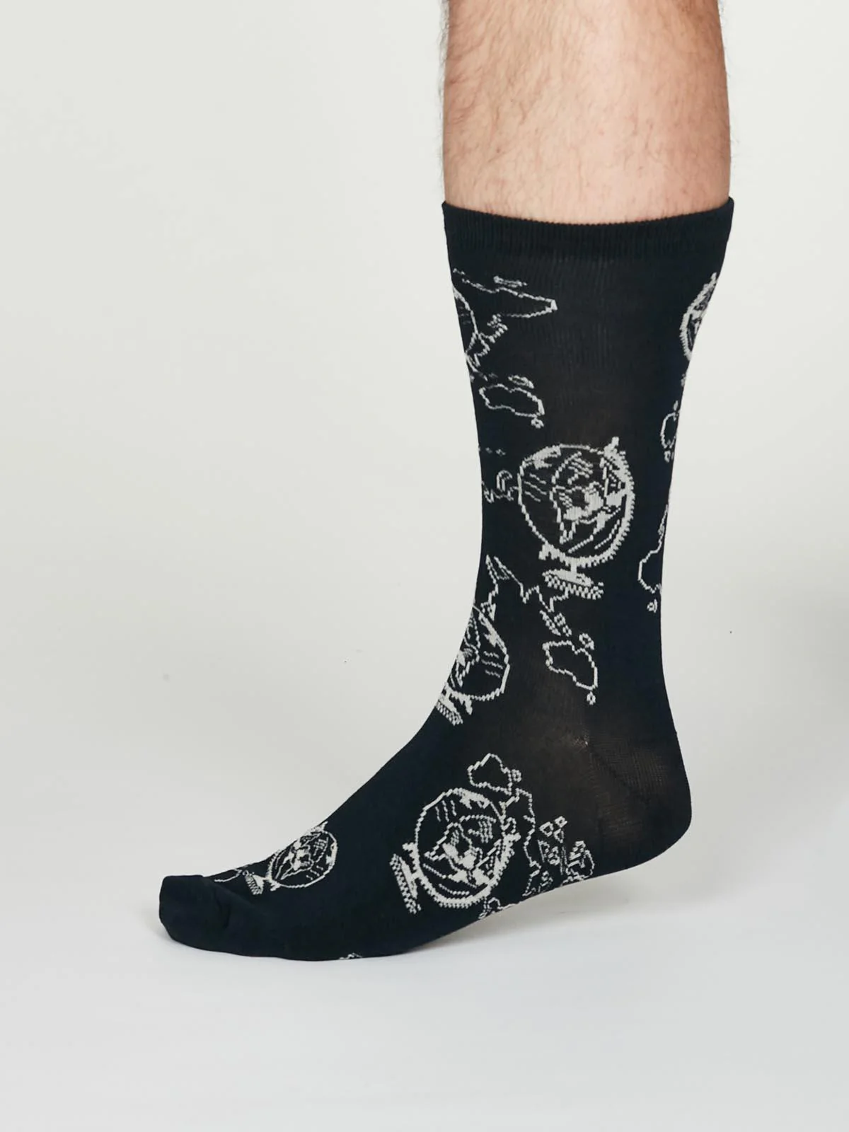 Thaddens Socks - Navy Blue - Flockneti